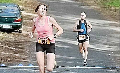 Brooke Condon was the first woman to finish the Warwick Pentath-run 10km ascent at Killarney. Brooke Condon was the first woman to finish the Warwick Pentath-run 10km ascent at Killarney.